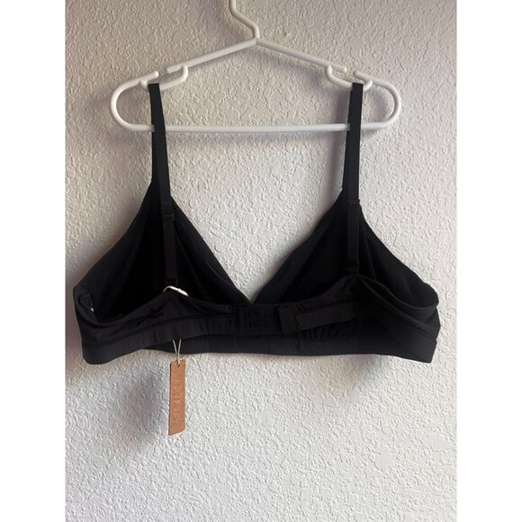 New Skims Fits Everybody Crossover Bralette - Onyx - Size Large - Picture 6 of 8